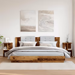 VidaXL 856531 Table de nuit et table de chevet Bois