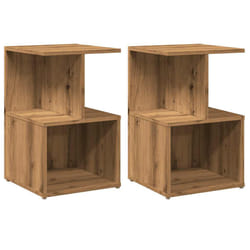 VidaXL 856533 Table de nuit et table de chevet Chêne