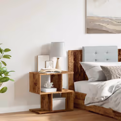 VidaXL 856534 Table de nuit et table de chevet Bois