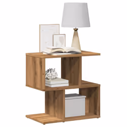 VidaXL 856536 Table de nuit et table de chevet Chêne