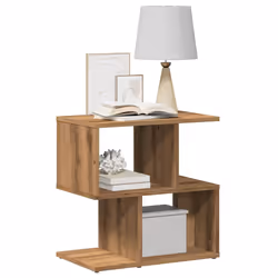 VidaXL 856537 Table de nuit et table de chevet Chêne