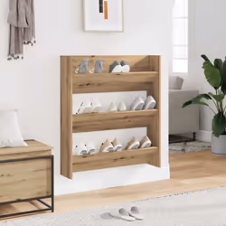 Avec cette armoire à chaussures murale moderne et compacte, vous n'aurez plus jamais être dérangé par des chaussures encombra ...