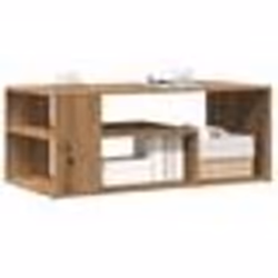 vidaXL Table d'appoint chêne artisanal 100x50x40 cm bois d'ingénierie