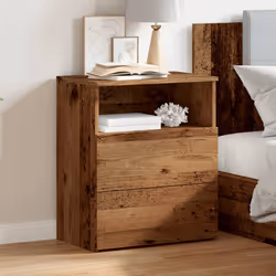 VidaXL 856564 Table de nuit et table de chevet Bois