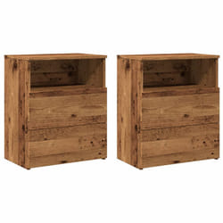 VidaXL 856565 Table de nuit et table de chevet Bois