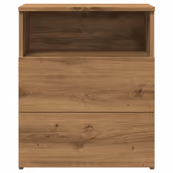 VidaXL 856566 Table de nuit et table de chevet Chêne - Vue supplémentaire 5