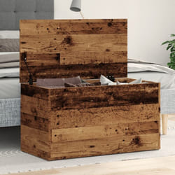 Vidaxl - Coffre de rangement vieux bois 84x42x46 cm bois d'ingénierie