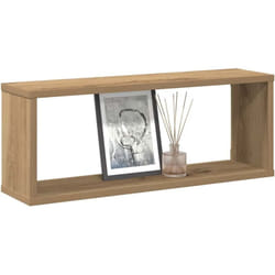 Vidaxl - tagères cube murales 2 pcs chêne artisanal 60x15x23 cm