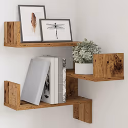 VidaXL 856606 étagères Bois - Vue supplémentaire 4
