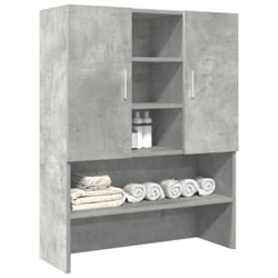 Vidaxl - Meuble pour machine à laver Gris béton 70,5x25,5x90 cm