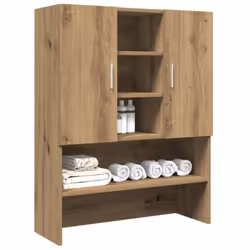 Avec ce meuble pour lave-linge, vous pouvez créer et utiliser de manière optimale un espace de rangement supplémentaire dans  ...