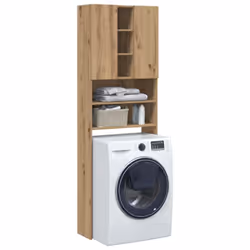 Avec ce meuble pour lave-linge, vous pouvez créer et utiliser de manière optimale un espace de rangement supplémentaire dans  ...