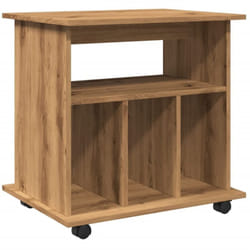 Vidaxl - Armoire roulante chêne artisanal 60x45x60 cm bois d'ingénierie
