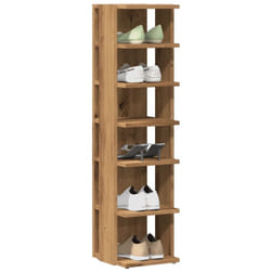 Armoire à chaussures chêne artisanal bois d'ingénierie - Vidaxl