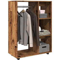 Garde-robe vieux bois 80x40x110 cm bois d'ingénierie Vidaxl