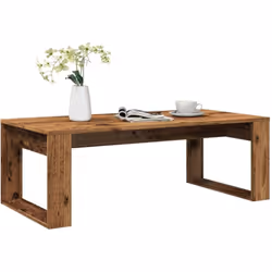 Ajoutez une touche d'élégance à votre salon avec cette élégante table basse. Matériau durable : le bois d'ingénierie est d'un ...