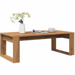 Ajoutez une touche d'élégance à votre salon avec cette élégante table basse. Matériau durable : le bois d'ingénierie est d'un ...