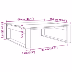 VidaXL 856691 Table à café, latérale et de salon - Vue supplémentaire 8