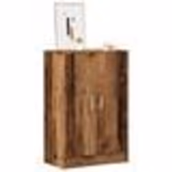 vidaXL Armoire à chaussures vieux bois 60x35x92 cm bois dingénierie armoire de rangement de chaussures support à 856698