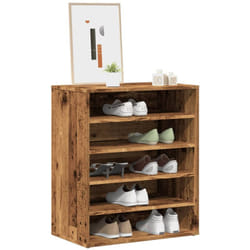 Vidaxl - Armoire à chaussures vieux bois 60x35x70 cm bois d'ingénierie