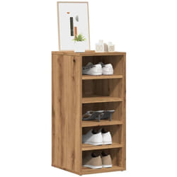 vidaXL Armoire à chaussures chêne artisanal bois d'ingénierie