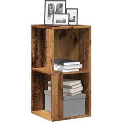 Armoire d'angle vieux bois 33x33x67 cm bois ingénierie Vidaxl