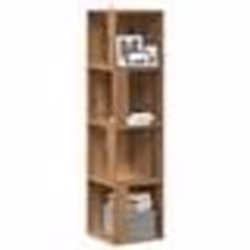 vidaXL Armoire dangle chêne artisanal 33x33x132 cm bois dingénierie étagère dangle bibliothèque vitrine étagère à 856723