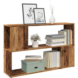 Bibliothèque vieux bois 100x24x63 cm bois d'ingénierie Vidaxl