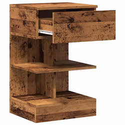 VidaXL 856748 Table de nuit et table de chevet Bois - Vue supplémentaire 7