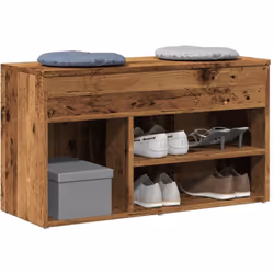 Gardez vos chaussures loin de l'encombrement et créez un environnement bien rangé avec cet élégant banc à chaussures ! Matéri ...