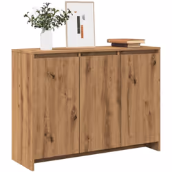 Profitez d’un salon bien rangé avec ce buffet élégant avec grand espace de rangement ! Matériau stable et durable : le bois d ...