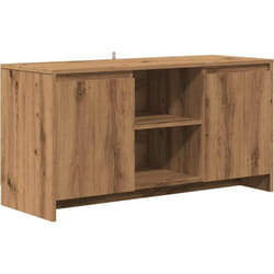 Meuble tv chêne artisanal 102x37,5x52,5 cm bois d'ingénierie - Vidaxl