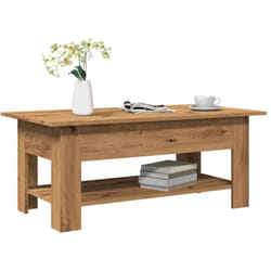 Vidaxl - Table basse chêne artisanal 102x55x42 cm bois d'ingénierie