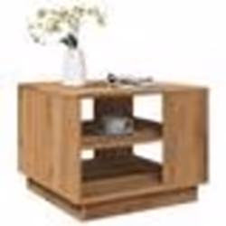 vidaXL Table basse chêne artisanal 55x55x42 cm bois d'ingénierie