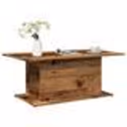 vidaXL Table basse vieux bois 102x55,5x40 cm bois d'ingénierie