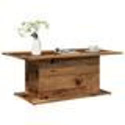 vidaXL Table basse vieux bois 102x55,5x40 cm bois d'ingénierie