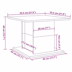 VidaXL 856808 Table à café, latérale et de salon - Vue supplémentaire 8