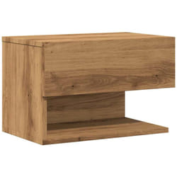 Vidaxl - Table de chevet murale chêne artisanal