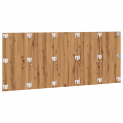 VidaXL 856829 tête de lit et pied de lit Chêne - Vue supplémentaire 4