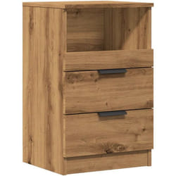 VidaXL 856846 Table de nuit et table de chevet Chêne