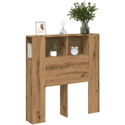 Armoire de tête de lit chêne artisanal 100x19x104,5 cm Vidaxl
