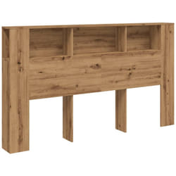 Vidaxl - Armoire de tête de lit chêne artisanal 180x18,5x102,5 cm