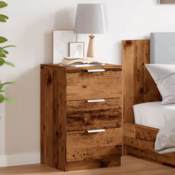 VidaXL 856933 Table de nuit et table de chevet Bois - Vue supplémentaire 4