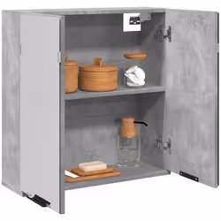 Ajoutez une touche esthétiquement agréable à votre salle de bain avec cette armoire à miroir ! Matériau robuste : le bois d'i ...