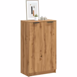 Avec cette armoire à chaussures, vous n'aurez plus à être dérangé par l'encombrement des chaussures dans votre maison. Matéri ...