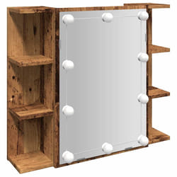 VidaXL 857003 miroir de salle de bain et armoire de rangement pour évier