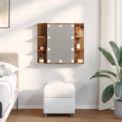 VidaXL 857003 miroir de salle de bain et armoire de rangement pour évier - Vue supplémentaire 3