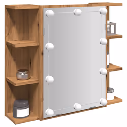 VidaXL 857004 miroir de salle de bain et armoire de rangement pour évier - Vue supplémentaire 2