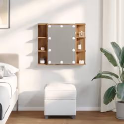 VidaXL 857004 miroir de salle de bain et armoire de rangement pour évier - Vue supplémentaire 3