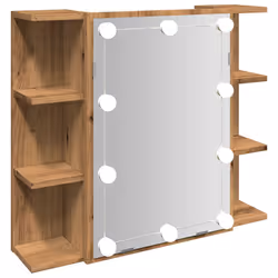 VidaXL 857004 miroir de salle de bain et armoire de rangement pour évier - Vue supplémentaire 8
